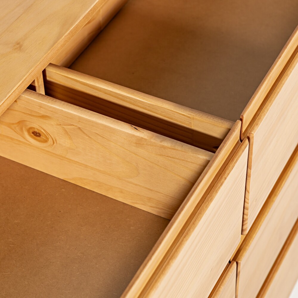 CÓMODA 6 CAJONES MADERA MACIZA DISEÑO MODERNO CÓMODA 6 CAJONES MADERA MACIZA DISEÑO MODERNO