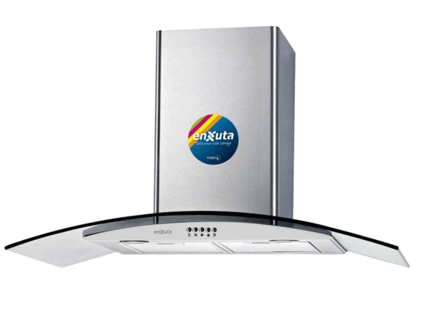 CAMPANA ENXUTA CSSENX 139- Vidrio A.Inox 90cm - N/A 