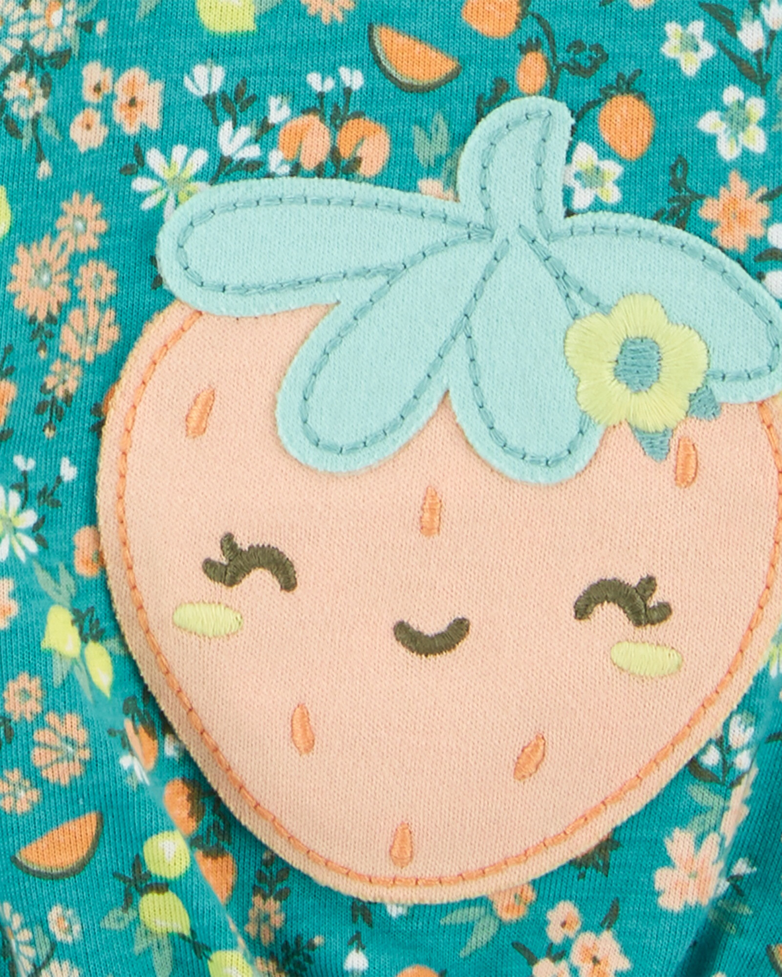 Monito bombachudo de algodón diseño floral Monito bombachudo de algodón diseño floral