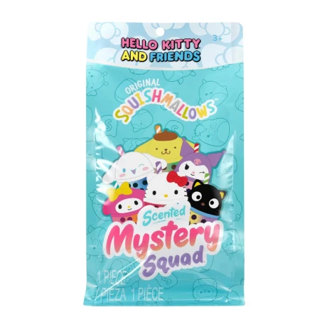 Bolsa sorpresa de peluche perfumada de Hello Kitty And Friends de Squishmallows Mystery Squad Bolsa sorpresa de peluche perfumada de Hello Kitty And Friends de Squishmallows Mystery Squad