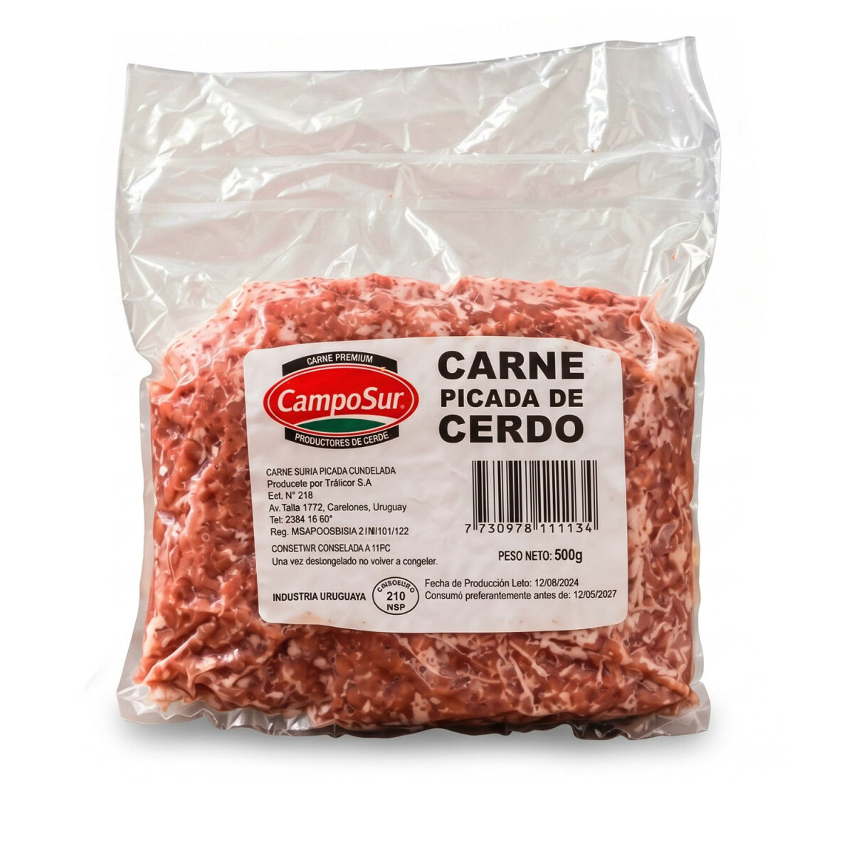Carne Picada De Cerdo CampoSur 500g 