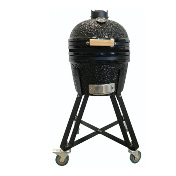 Horno Kamado A Carbón Cerámica Refractaria Parrilla 33cm PARRILLA FIRE KING KAMADO 16" NEGRO FT16