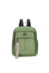 Mochila con llavero desmontable Verde