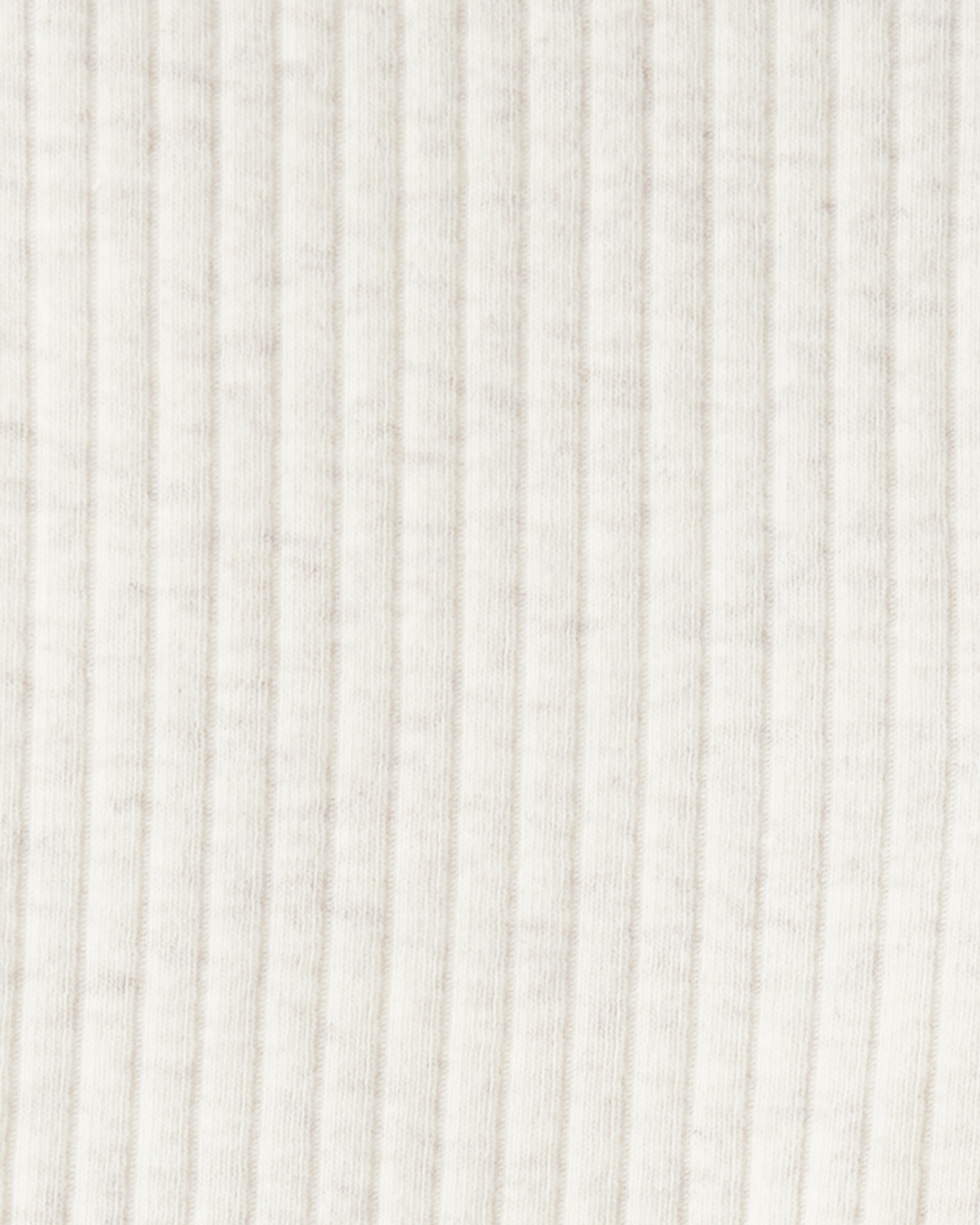 Set dos piezas de algodón, pantalón acanalado y buzo, crema Sin color