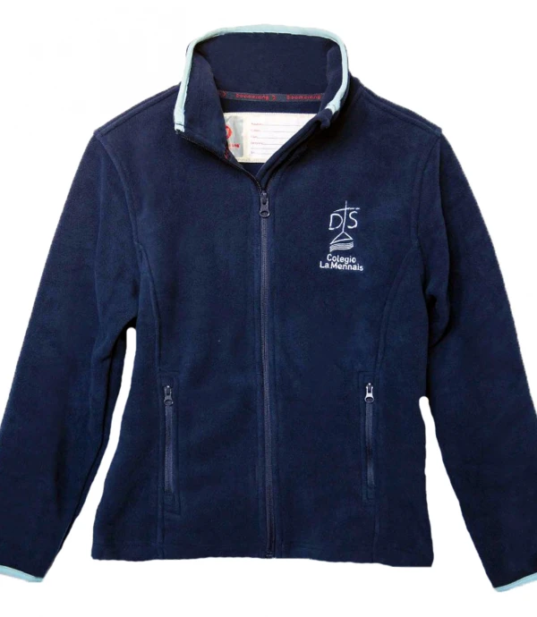 Campera Polar Colegio La Mennais Navy