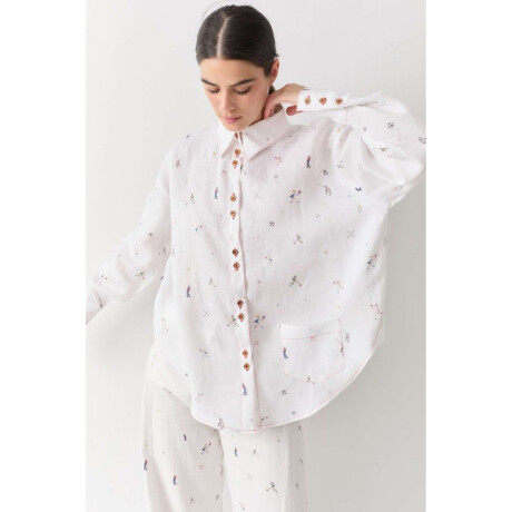 Pre Venta Camisa Print Team Blanco