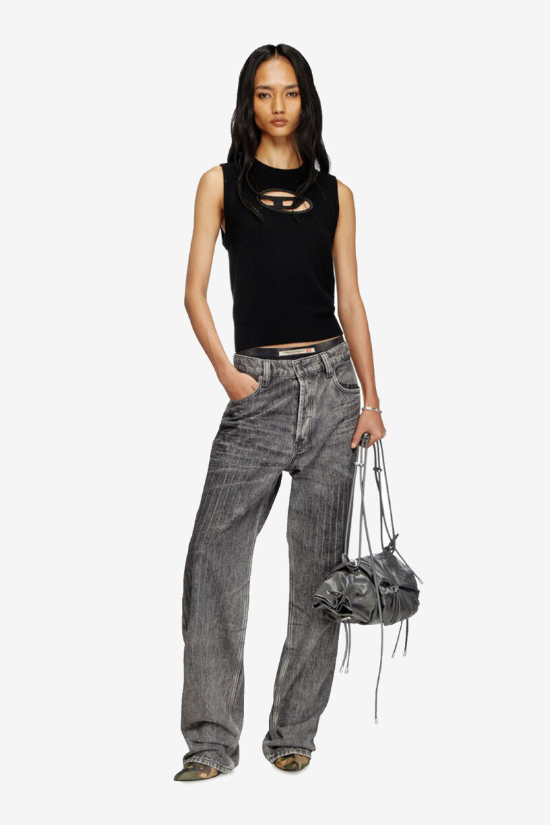 SCRUNCH-D SHOULDER Gris