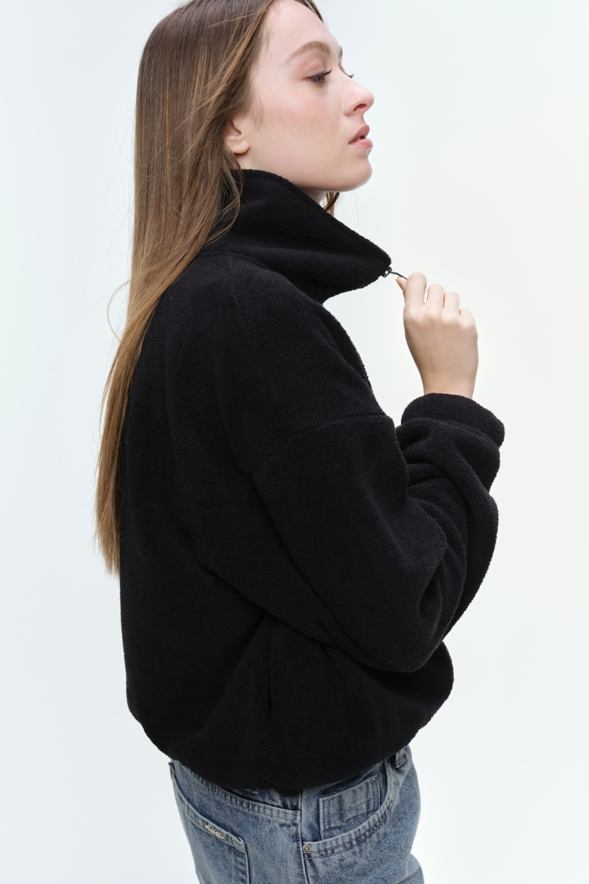 Campera Teddy Negro