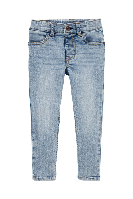 Pantalón de jean ajustados extra largo. Talles 12-24M Sin color