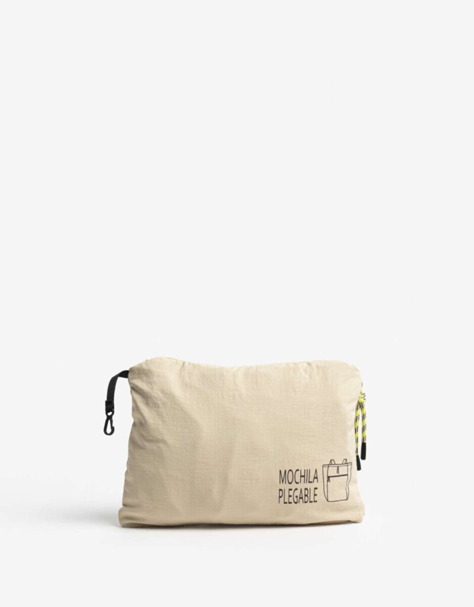 Mochila Plegable Rue Du Voyage - Combinacion Tricolor 