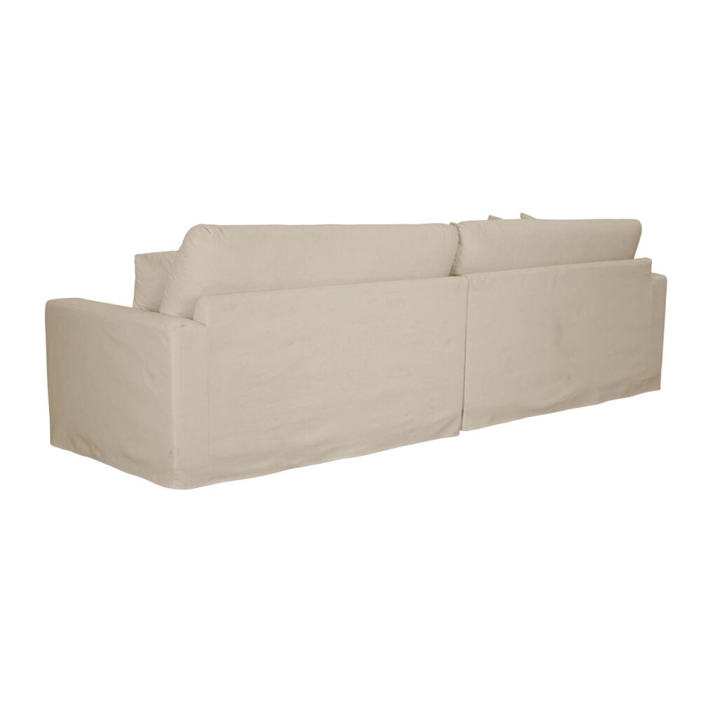 SOFÁ 4 CUERPOS TELA NATURAL-BEIGE MARBELLA BEIGE