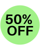 Cyber Monday- 50% OFF