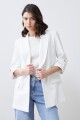 Blazer recto crudo