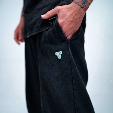 Pantalón Lines De Hombre Negro