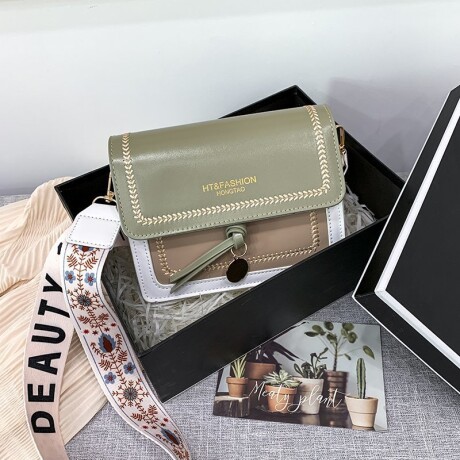 Cartera De Dama Estilo Indie Verde
