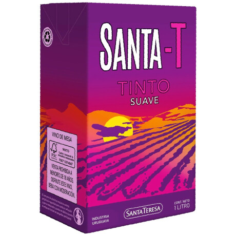 VINO SANTA T TETRA 1L TINTO SUAVE VINO SANTA T TETRA 1L TINTO SUAVE