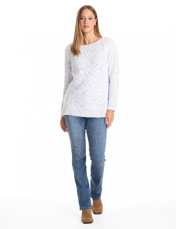 Buzo Soft Jaspeado CELESTE