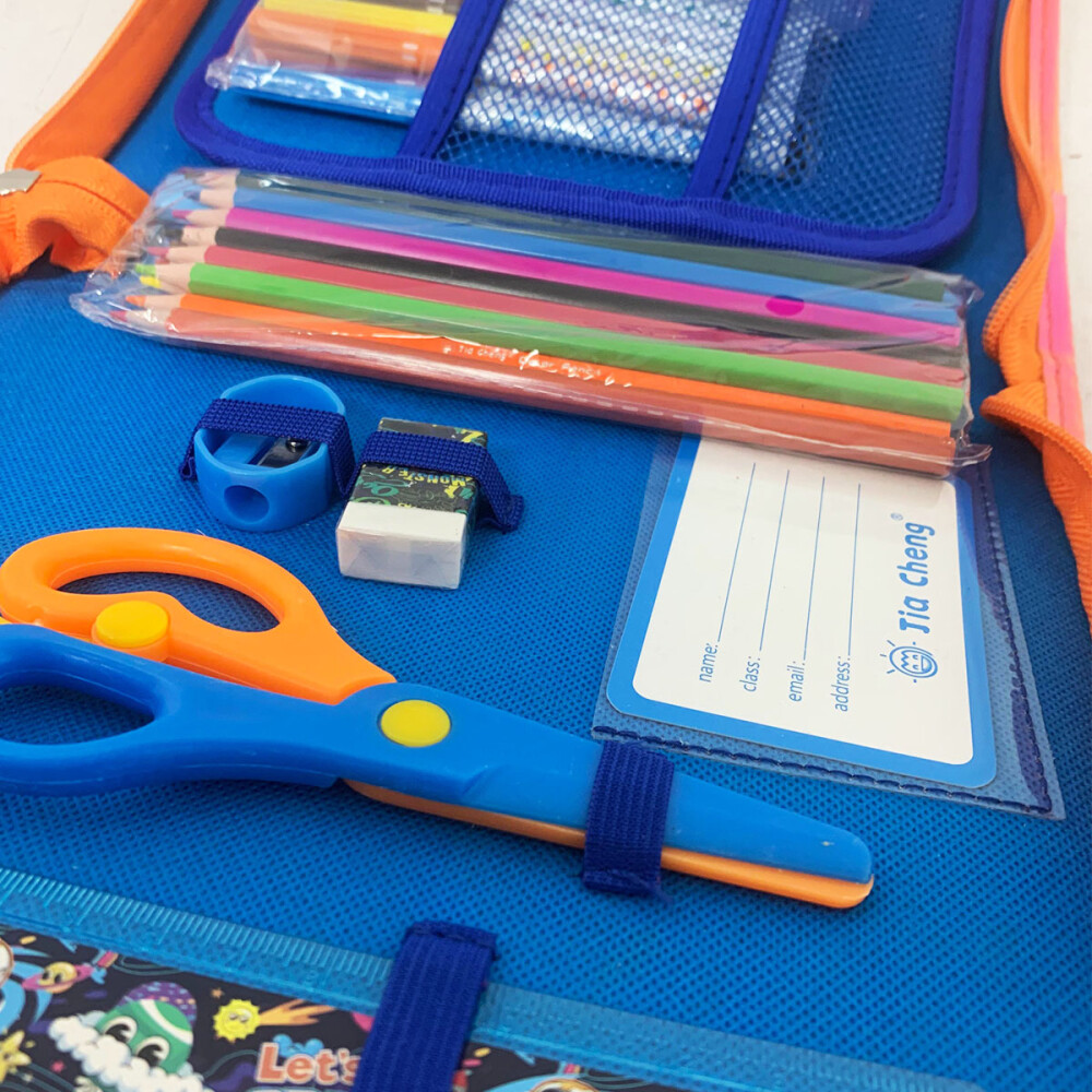 Cartuchera Infantil 36 Accesorios Astronauta Cartuchera Infantil 36 Accesorios Astronauta