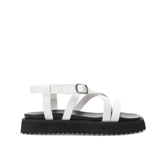 Sandalias de Niña MINI Miss Carol Califa con Hebilla Blanco