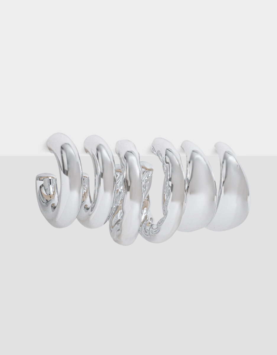 Set De Argollas Chunky Edition 