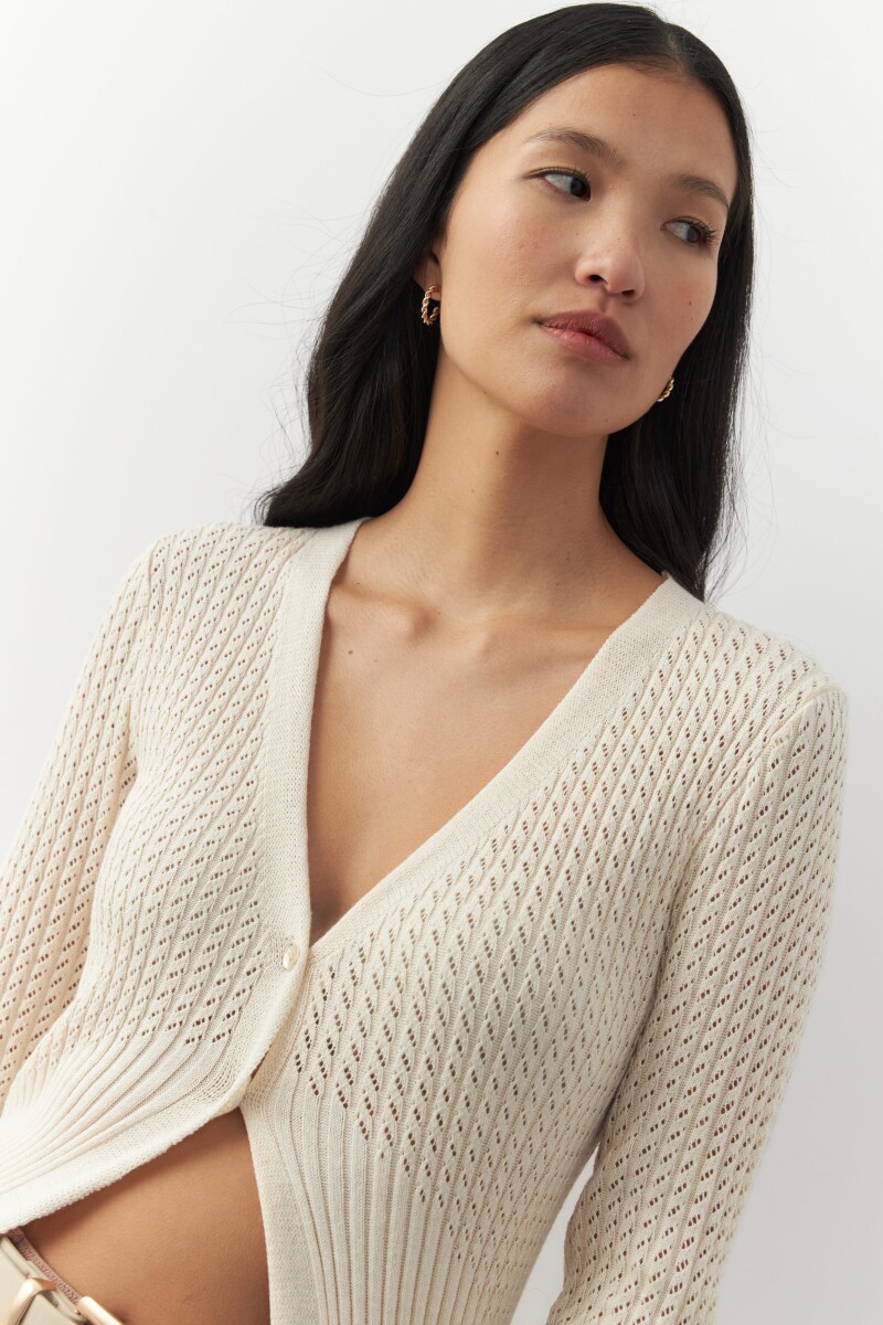 CARDIGAN ALFONSINA Crudo