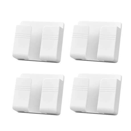 Set x 4 Soporte Adhesivo Pared Organizador Celular Y Control Remoto Set x 4 Soporte Adhesivo Pared Organizador Celular Y Control Remoto