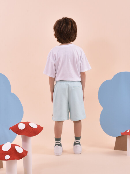 BERMUDA CAMILO BOY AQUA