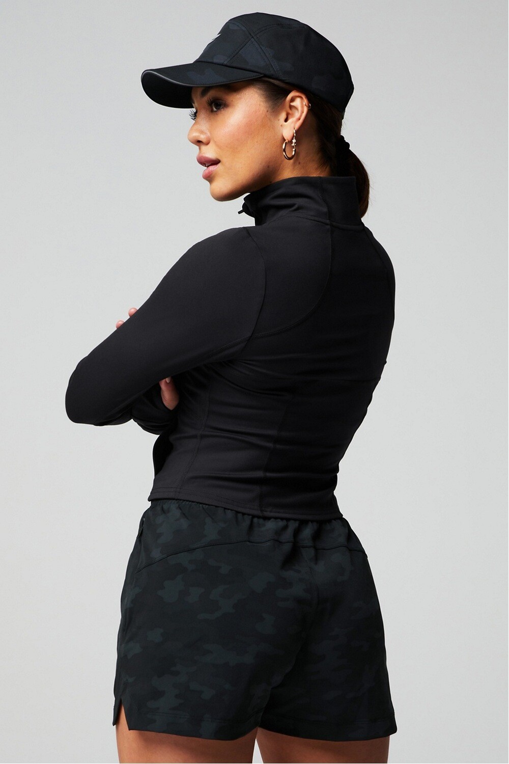 Casaca Perfect Storm Cropped Train Jacket Mujer Black