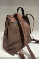 Mochila paula Chocolate gamuza