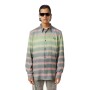 Camisa Diesel S-Tucker-Stripe Hombre Malachite Green