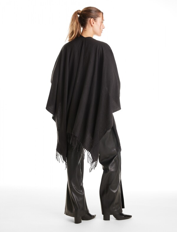 Ruana Brillos NEGRO