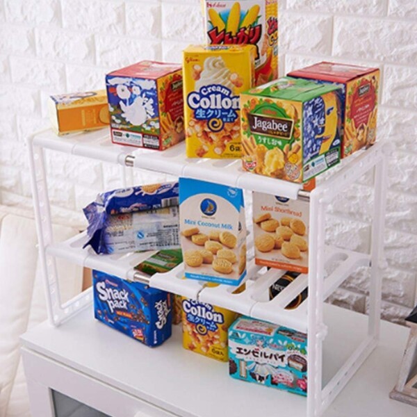 Organizador Estante Bajo Mesada Cocina 2 Niveles Calidad Organizador Estante Bajo Mesada Cocina 2 Niveles Calidad