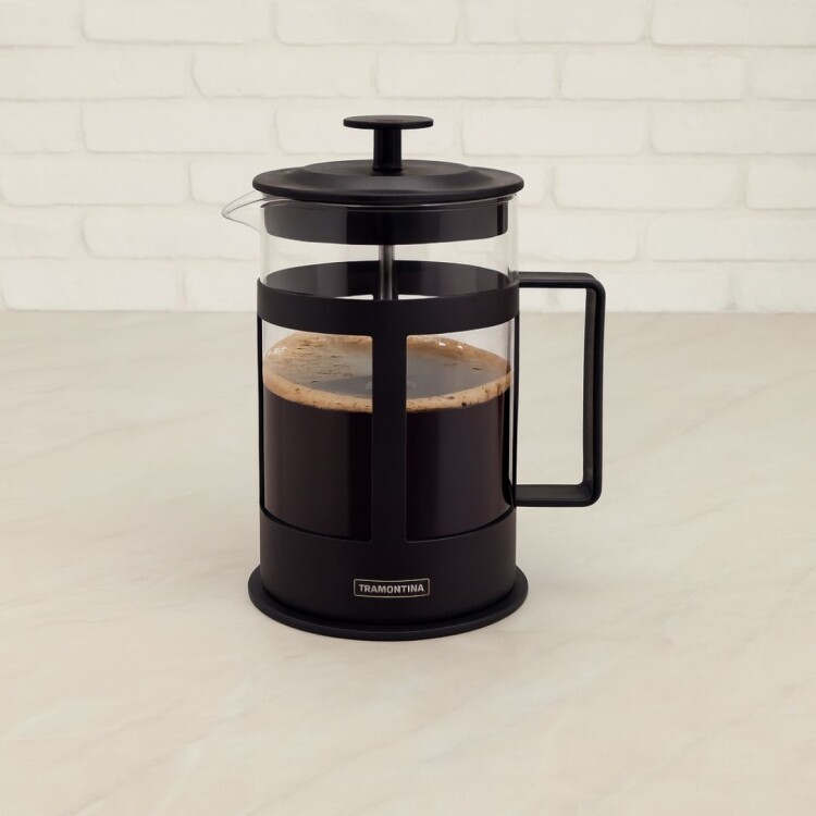 CAFETERA PRENSA FRANCESA TRAMONTINA 1 LITRO NEGRO