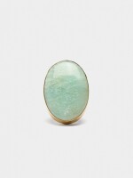 Anillo Maxi De Piedra azul