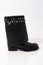 BOTA LARGA SCORPIO STUDDED Negro