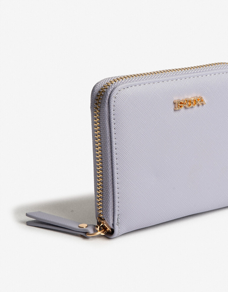 Billetera Zip Round Billetera Con Cierre - Violeta Lila