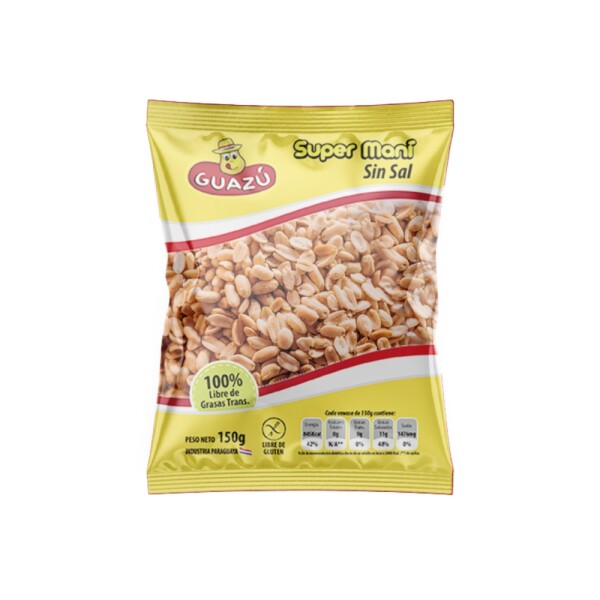 Guazu Mani Sin Sal 150g Guazu Mani Sin Sal 150g