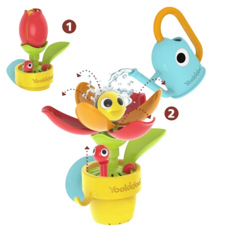 Peek-a-Bee Tub Flower Juego de Baño Yookidoo Peek-a-Bee Tub Flower Juego de Baño Yookidoo