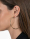 Aros Argollas Metal Aros Argollas Metal Delgado - Dorado
