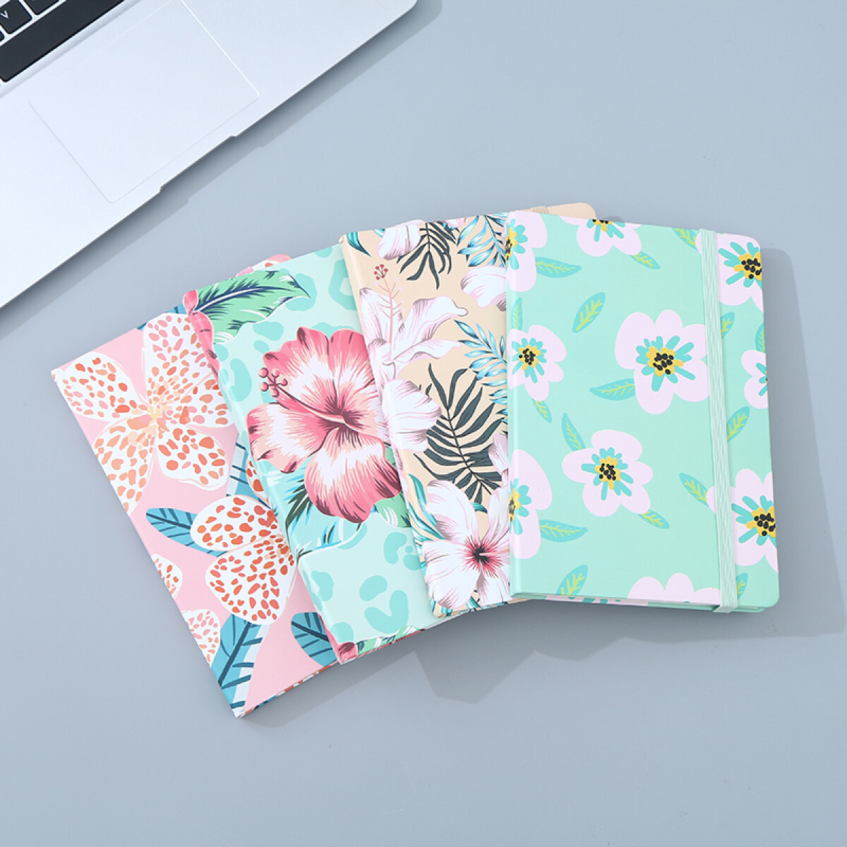 Cuaderno Tapa Dura A5 - Blooming Flowers - 96 Hojas - Unica 