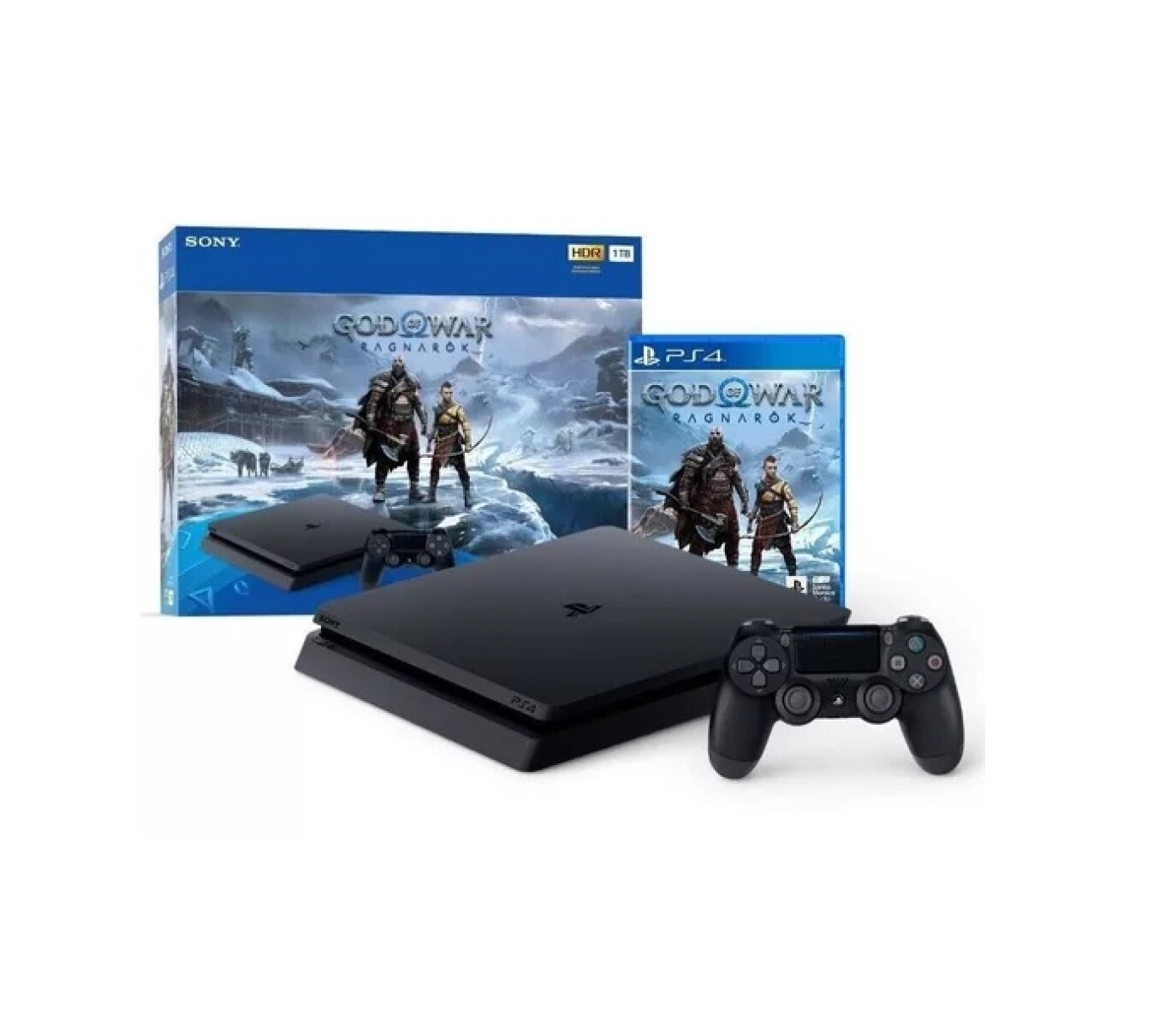 Sony Playstation 4 Slim 1tb God Of War Ragnarok Bundle - Negro 