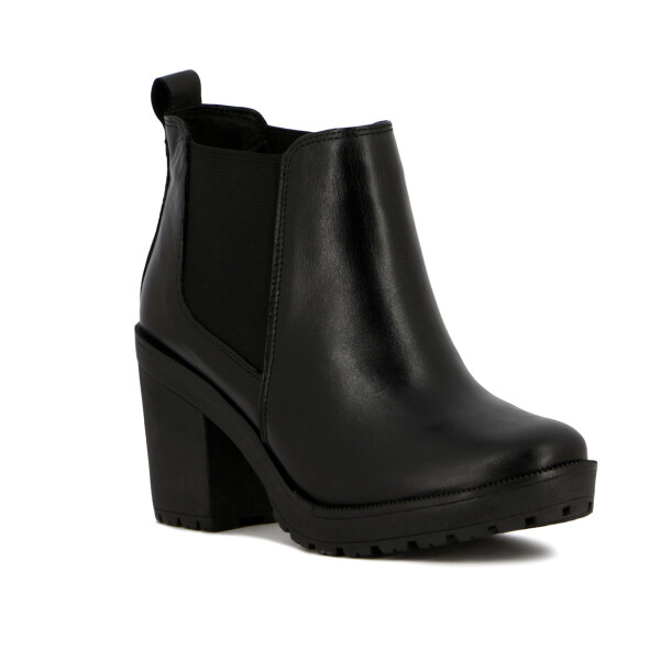 Bota Country Cuero Mujer Negro
