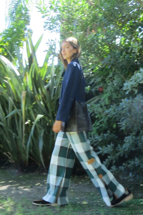 Crazy Pants Vol2 Cuadrille Verde/blanco