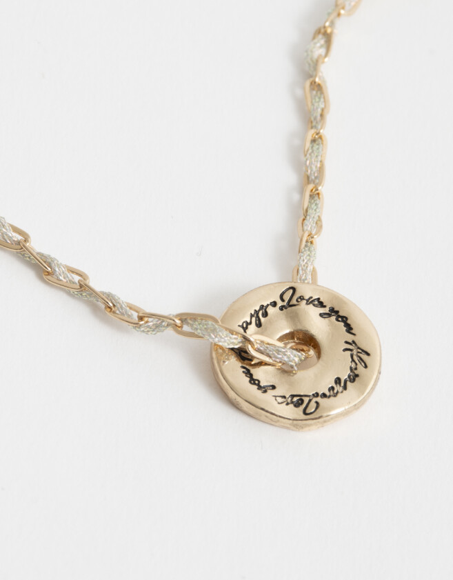 Collares Cortos Lucky Collar Con Dije Lucky - Dorado