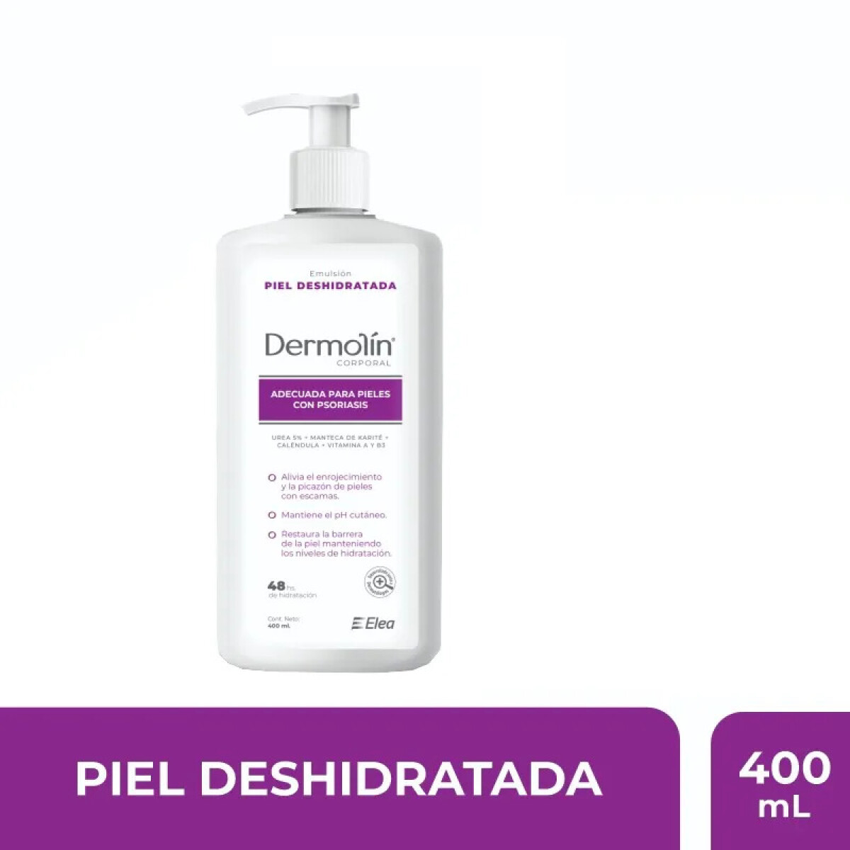 DERMOLIN CORP PIEL DESHID. EMUL X 400 ML 