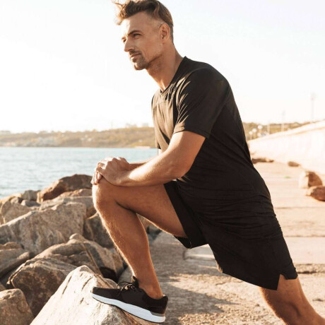 Remera Dry Fit Manga Corta Para Hombre Celeste