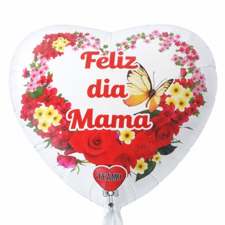 Globo Corazón Feliz Dia Mamá Globo Corazón Feliz Dia Mamá