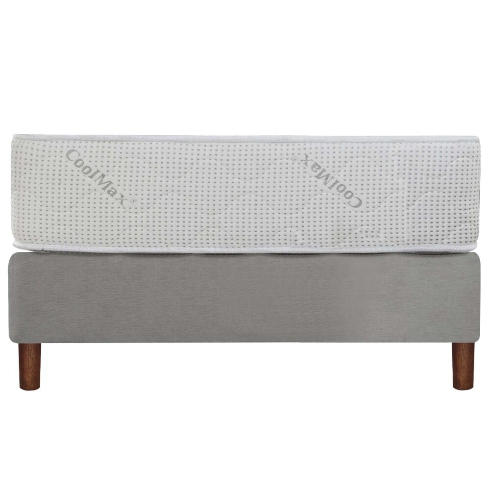 SOMMIER 1 PLAZA Y MEDIA RESORTES POCKET DENSIDAD CRYSTAL