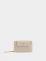 Cartera Efecto Ante beige