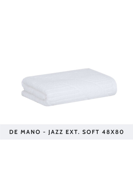 TOALLA ROSTRO JAZZ EXT SOFT 420G BLANCO 48X80 TOALLA ROSTRO JAZZ EXT SOFT 420G BLANCO 48X80